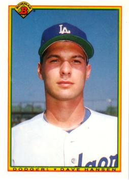 1990 Bowman Dave Hansen Rookie Card