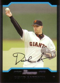 2004 Bowman David Aardsma Rookie Card