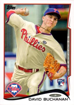 2014 Topps Update Baseball David Buchanan Rookie Card