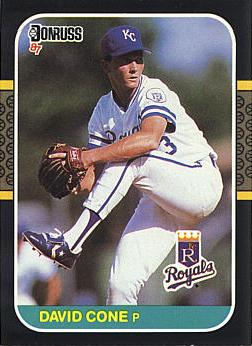 1987 Donruss David Cone Rookie Card