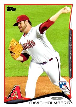 2014 Topps Baseball David Holmberg Rookie Card