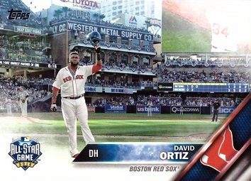 2016 Topps David Ortiz Bids Farewell at Final All-Star Game Baseball Card