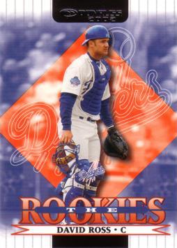 2002 Donruss the Rookies David Ross Rookie Card