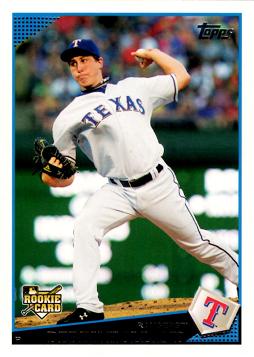 2009 Topps Update Derek Holland Rookie Card