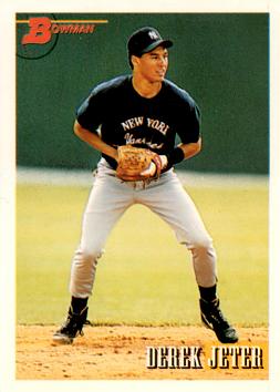 Derek Jeter Bowman Rookie Card