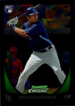 2011 Bowman Chrome Desmond Jennings Rookie Card