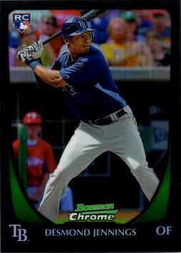 Desmond Jennings Bowman Chrome Refractor Rookie Card