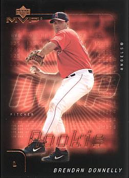 2002 Upper Deck MVP Brendan Donnelly Rookie Card