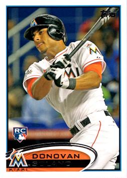 2012 Topps Update Donovan Solano Rookie Card