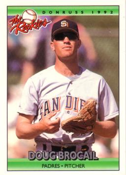 1992 Donruss the Rookies Doug Brocail Rookie Card