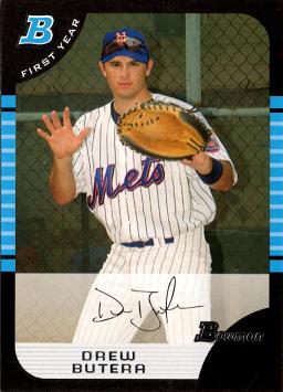 2005 Bowman Draft Picks Drew Butera Rookie Card