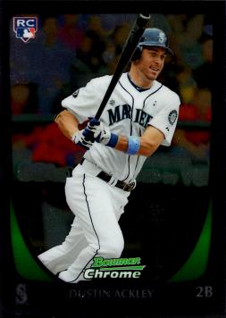 Dustin Ackley Bowman Chrome Rookie Card