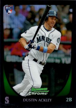 2011 Bowman Chrome Refractor Dustin Ackley Rookie Card