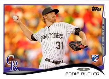 2014 Topps Update Baseball Eddie Butler Rookie Card