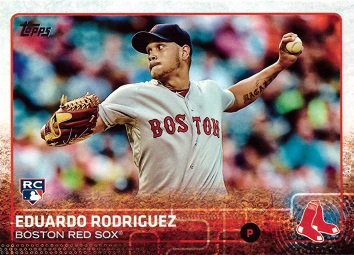 2015 Topps Update Baseball Eduardo Rodriguez Rookie Card