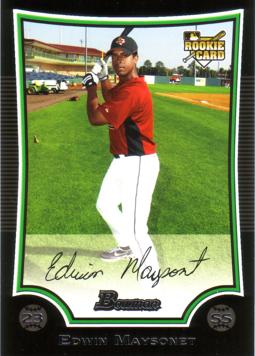 2009 Bowman Edwin Maysonet Rookie Card