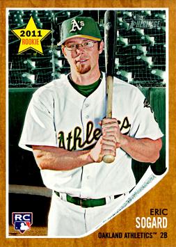 2011 Topps Heritage Eric Sogard Rookie Card