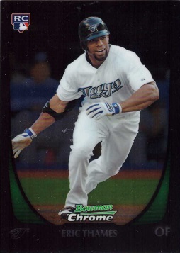 2011 Bowman Chrome Draft Baseball Eric Thames Rookie Card