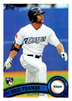 2011 Topps Update Eric Thames Rookie Card