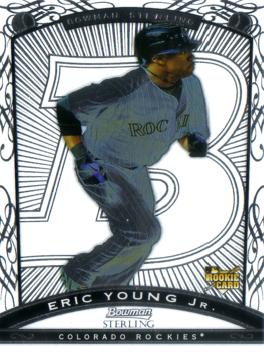 2009 Bowman Sterling Eric Young Jr Rookie Card