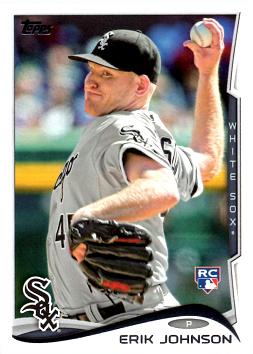 2014 Topps Baseball Erik Johnson Rookie Card