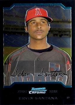 Ervin Santana Bowman Chrome Rookie Card