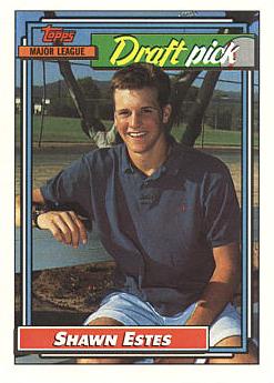 1992 Topps Shawn Estes Rookie Card