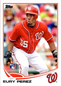 2013 Topps Eury Perez Rookie Card