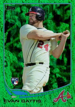 2013 Topps Emerald Evan Gattis Rookie Card