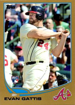 Evan Gattis Topps Gold Rookie Card