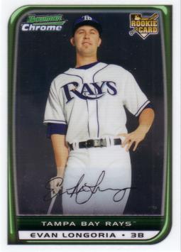 2008 Bowman Chrome Evan Longoria Rookie Card