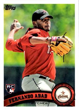 2011 Topps Fernando Abad Rookie Card