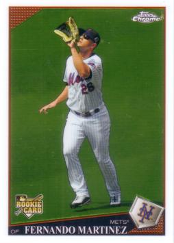 2009 Topps Chrome Fernando Martinez Rookie Card