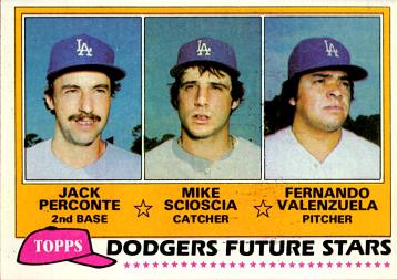 Fernando Valenzuela / Mike Scioscia Rookie Card