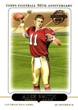 2005 Topps Football Alex Smith Rookie Card