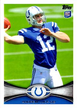 2012 Topps Football Andrew Luck Rookie Card