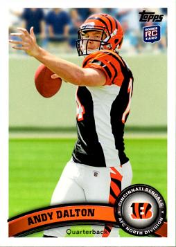 2011 Topps Andy Dalton Rookie Card