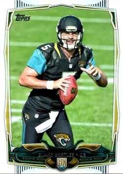 2014 Topps Football Blake Bortles Rookie Card