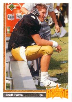 1991 Upper Deck Brett Favre Rookie Card