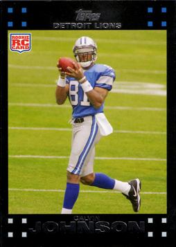 2007 Topps Calvin Johnson Rookie Card