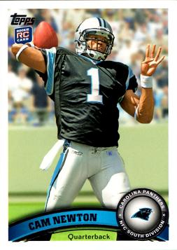 2011 Topps Cam Newton Rookie Card