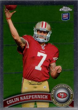 Colin Kaepernick Topps Chrome Rookie Card