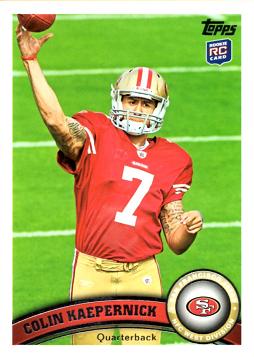 Colin Kaepernick Topps Rookie Card