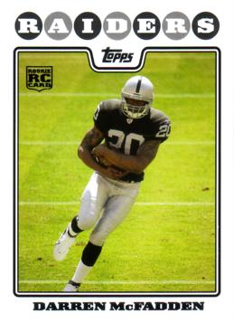 2008 Topps Darren McFadden Rookie Card