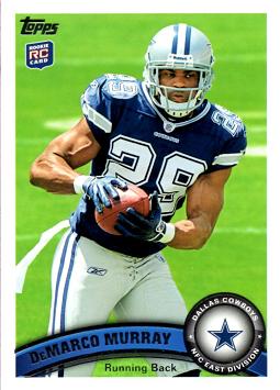 2011 Topps Football DeMarco Murray Rookie Card