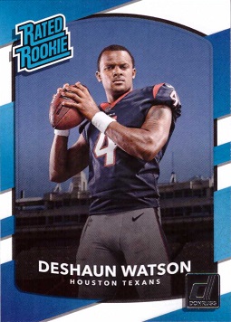 2017 Panini Donruss Football Deshaun Watson Rookie Card