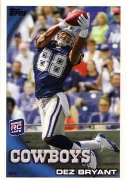 2010 Topps Dez Bryant Rookie Card