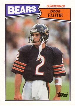 1987 Topps Doug Flutie Rookie Card