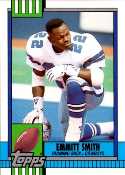 1990 Topps Traded Emmitt Smith Rookie Card