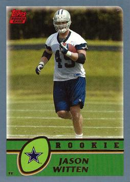 2003 Topps Football Jason Witten Rookie Card